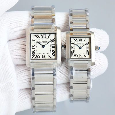 TW Factory Cartier Sapphire Glass 316L Steel 30*25/25*20MM 751 Movement White Watch